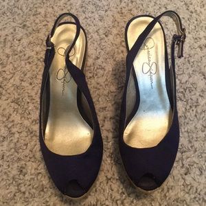 Purple Jessica Simpson Wedge